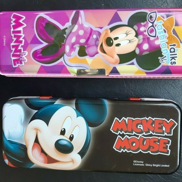 Two Mickey Mouse and Minnie Mouse Disney 2 sided P - Picture 1 of 11